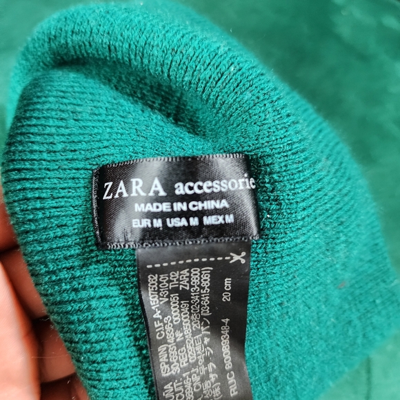 Zara Green Kids Beanie - Picture 6 of 7